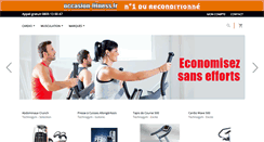 Desktop Screenshot of occasion-fitness.fr